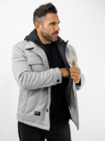 Μπουφάν με αποσπώμενο γιλέκο Regular Fit Γκρι