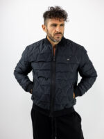 Μπουφάν Slim Fit Μαύρο