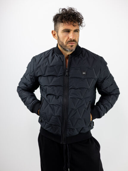 Μπουφάν Slim Fit Μαύρο