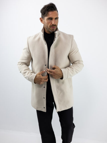 Παλτό Regular Fit Εκρού