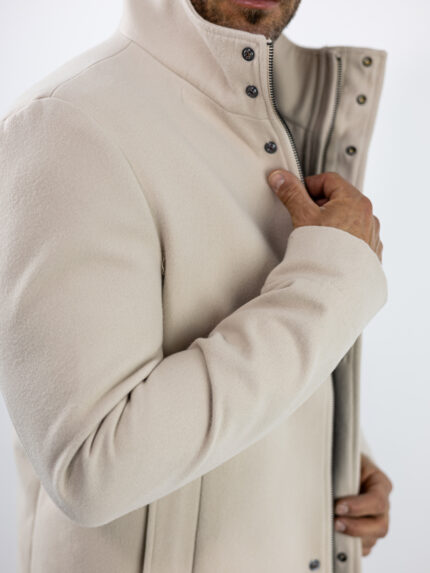 Παλτό Regular Fit Εκρού