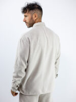 Παντελόνι Jogger Loose Fit & Πουκάμισο Regular Fit Μπέζ