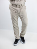 Παντελόνι Jogger Loose Fit & Πουκάμισο Regular Fit Μπέζ