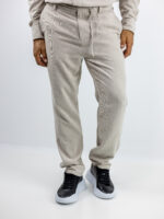 Παντελόνι Jogger Loose Fit & Πουκάμισο Regular Fit Μπέζ