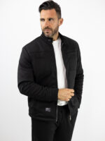 Zακέτα Regular Fit & Παντελόνι Jogger Loose Fit Μαύρο