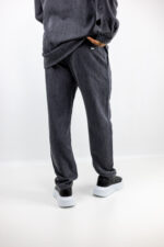 Jean Παντελόνι Jogger Loose Fit & Jean Πουκάμισο Regular Fit Γκρί