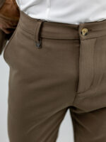 Παντελόνι Jogger Loose Fit & Σακάκι Overshirt Καφέ