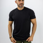 T-Shirt Technikal Regular Fit Μαύρο