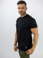 T-Shirt Technikal Regular Fit Μαύρο