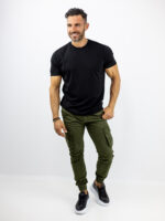 T-Shirt Technikal Regular Fit Μαύρο