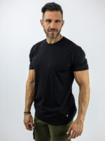 T-Shirt Technikal Regular Fit Μαύρο