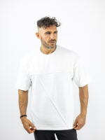 T-Shirt Oversized Μονόχρωμο Λευκό
