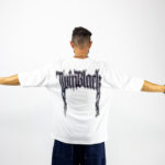 T-Shirt Oversized & Στάμπα Πίσω Λευκό