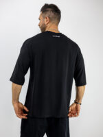 T-Shirt Ovesized Μονόχρωμο Μαύρο