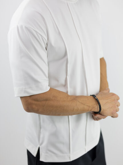 T-Shirt Oversized Μονόχρωμο Λευκό