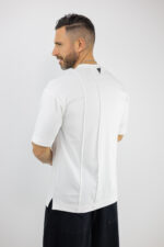 T-Shirt Oversized Μονόχρωμο Λευκό