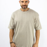 T-Shirt Oversized Μπέζ