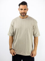 T-Shirt Oversized Μπέζ