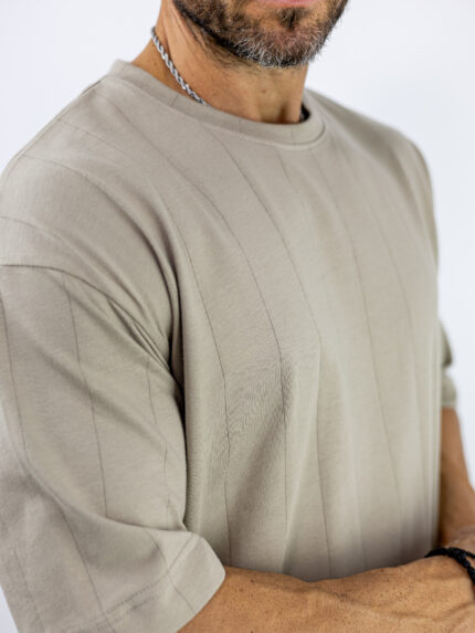 T-Shirt Oversized Μπέζ