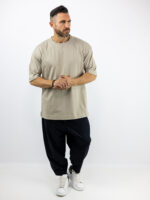 T-Shirt Oversized Μπέζ