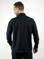 Πουκάμισο Regular Fit & Μάο Γιακά Μαύρο