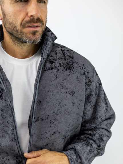 Ζακέτα Φούτερ Αντίκε Γκρί