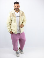 Ζακέτα Fleece Regular Fit Μπέζ