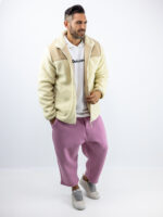 Ζακέτα Fleece Regular Fit Μπέζ