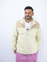 Ζακέτα Fleece Regular Fit Μπέζ