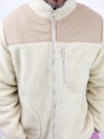 Ζακέτα Fleece Regular Fit Μπέζ