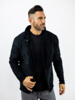 Ζακέτα Πουκάμισο Κοτλέ Μαύρο