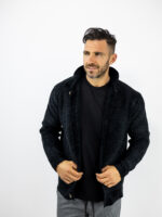 Ζακέτα Πουκάμισο Κοτλέ Μαύρο