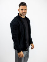 Ζακέτα Πουκάμισο Κοτλέ Μαύρο