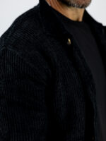 Ζακέτα Πουκάμισο Κοτλέ Μαύρο