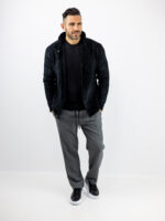 Ζακέτα Πουκάμισο Κοτλέ Μαύρο