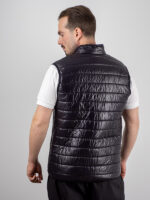 Μπουφάν Αμάνικο Shinny Μαύρο