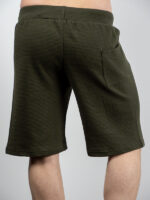 Βερμούδα Regular Fit Μονόχρωμη Λαδί