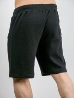 Βερμούδα Regular Fit Μονόχρωμη Μαύρο