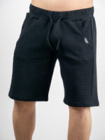 Βερμούδα Regular Fit Μονόχρωμη Μαύρο