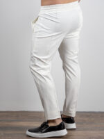 Παντελόνι Punto Roma Με Λάστιχο Λευκό