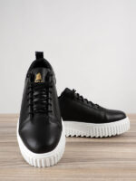 Παπούτσι Τεχνόδερμα Κανονική Γραμμή Μαύρο