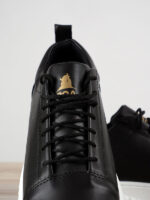 Παπούτσι Τεχνόδερμα Κανονική Γραμμή Μαύρο