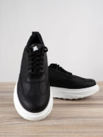 Παπούτσι Τεχνόδερμα Κανονική Γραμμή Μαύρο