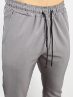 Παντελόνι Jogger Loose Fit & Πουκάμισο Κοντομάνικο Regular Fit Γκρί