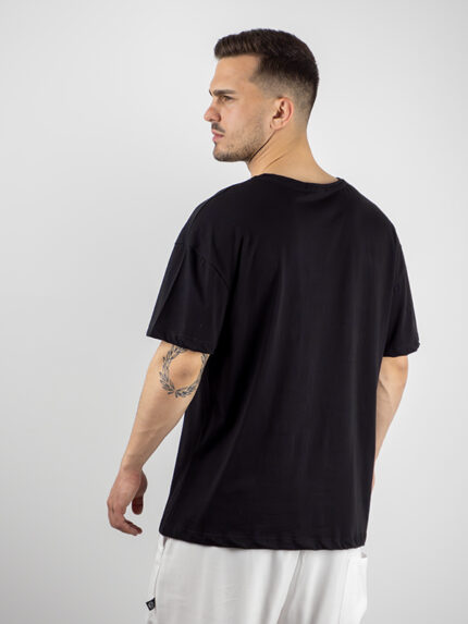 T-Shirt Regular Fit Apparels Μαύρο