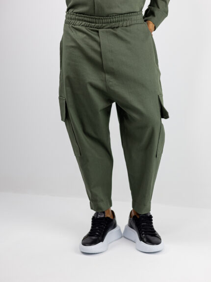 Παντελόνι Cargo Balloon Λαδί