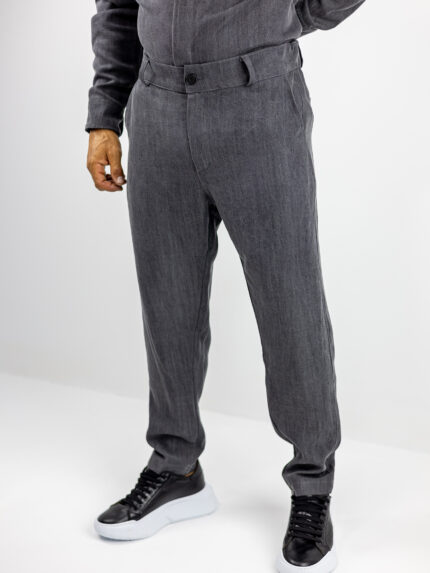 Παντελόνι Jean Jogger Loose Fit Γκρί