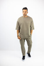 Παντελόνι Jogger Loose Fit Μπέζ