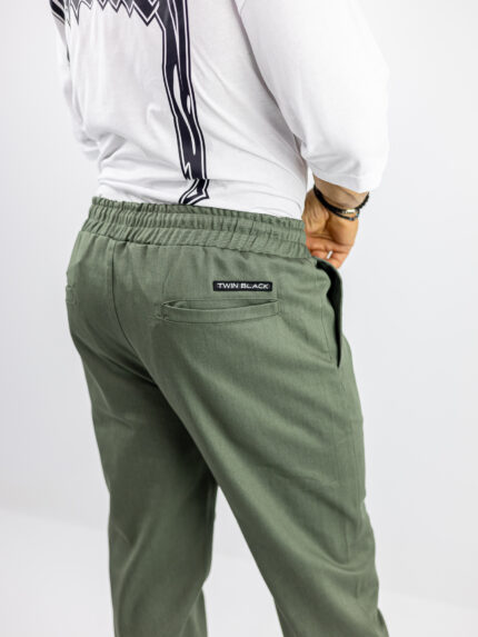 Παντελόνι Jogger Loose Fit Λαδί