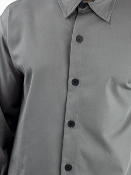 Πουκάμισο Loose Fit Γκρί
